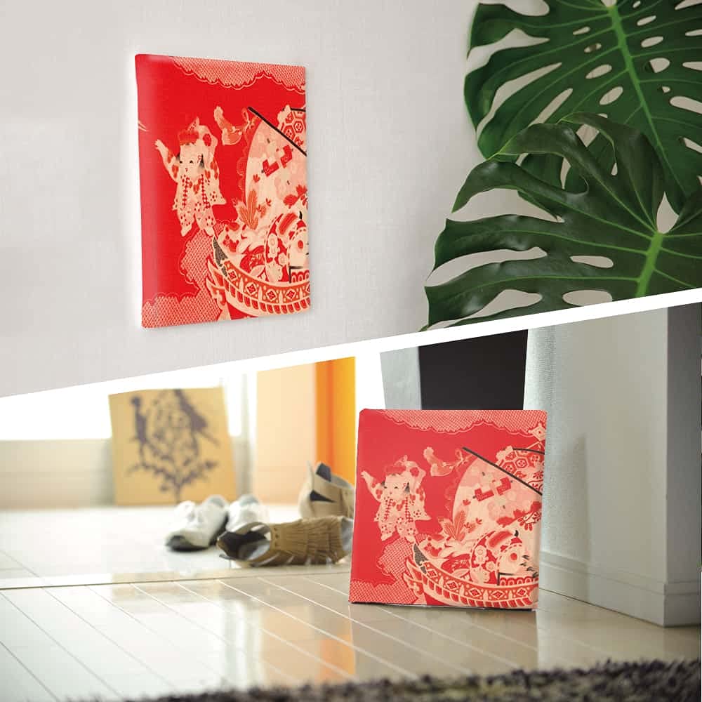Amazon.co.jp: 和 着物 アートパネル 57cm × 57cm Lサイズ 日本